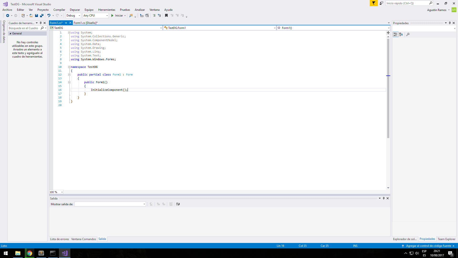 Llenar De Datos Manualmente El DataGridView En Visual Studio Y C# .NET ...